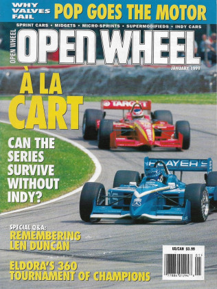 OPEN WHEEL 1999 JAN - LEN DUNCAN, ELDORA'S 360 TOURNAMENT, BROKEN VALVES